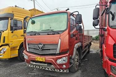 二手福田 时代领航ES5 170马力 4X2 6.8米排半栏板载货车(国五) 单桥 玉柴二手载货车 黄牌