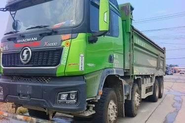 二手陕汽重卡 德龙X5000 城建标准版 460马力 8X4 6.5米自卸车(国六) 前四后八 潍柴二手自卸车 黄牌