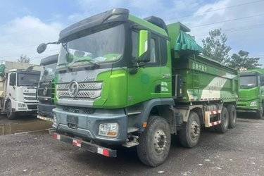 二手陕汽重卡 德龙X3000 460马力 8X4 6.5米自卸车(国六) 前四后八 潍柴二手自卸车 黄牌图片