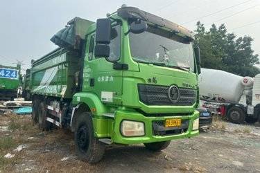 二手陕汽重卡 德龙新M3000 350马力 6X4 5.6米自卸车(国五) 后八轮 潍柴二手自卸车 黄牌图片