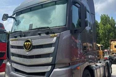 二手福田 欧曼EST 北方版 580马力 6X4 AMT自动挡牵引车(国六)(带缓速器)(国六) 双驱 曼二手牵引车 黄牌图片