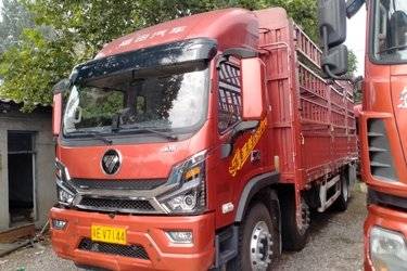 二手福田瑞沃 圣龙ES5 240马力 6X2 6.8米仓栅式载货车(国六) 前四后四 玉柴二手载货车 黄牌