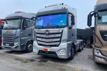 二手福田 欧曼EST 6系重卡 基本版 580马力 6X4 AMT自动挡牵引车(国六) 双驱 福田康明斯二手牵引车 黄牌图片