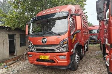二手福田瑞沃 圣龙ES5 240马力 6X2 6.8米仓栅式载货车(国六) 前四后四 玉柴二手载货车 黄牌