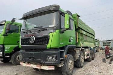 二手陕汽重卡 德龙X5000 城建标准版 460马力 8X4 5.8米自卸车(国六) 前四后八 潍柴二手自卸车 黄牌