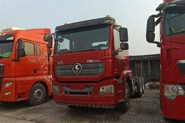 二手陕汽重卡 德龙新M3000 轻量化版 430马力 6X4牵引车(速比4.111)(国五) 双驱 潍柴二手牵引车 黄牌图片