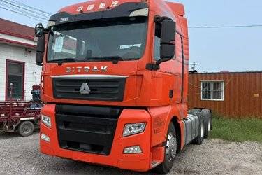二手中国重汽 汕德卡SITRAK G7重卡 480马力 6X4 AMT自动挡牵引车(国六) 双驱 曼二手牵引车 黄牌图片