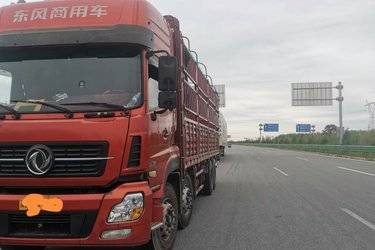 二手东风商用车 天龙重卡 350马力 8X4 9.4米载货车底盘(国四) 前四后八 雷诺二手载货车 黄牌图片