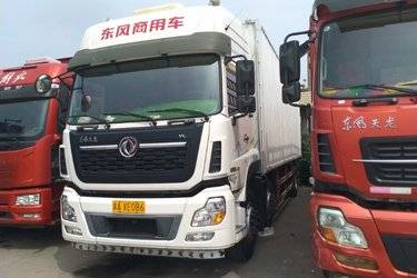 二手东风商用车 天龙VL重卡 292马力 6X2 9.6米厢式载货车(国五) 前四后四 雷诺二手载货车 黄牌