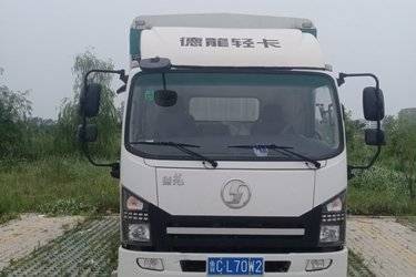 二手陕汽商用车 德龙G1 155马力 4.18米单排仓栅式轻卡(法士特8档)(国六) 单桥 云内动力二手载货车 蓝牌图片