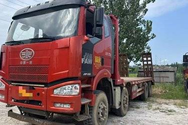 二手平板运输车 一汽解放 解放J6P 350 8.5 8X4图片