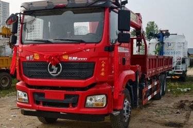 二手随车吊 陕汽重卡 德龙新M3000 270 8.5 8X2图片