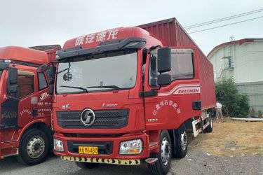 二手陕汽重卡 德龙L3000 标载版 300马力 6X2 9.7米厢式载货车(国五) 前四后四 玉柴二手载货车 黄牌