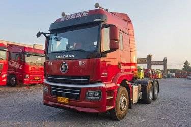 二手陕汽商用车 轩德X3 加强版 480马力 6X4 牵引车(国五) 双驱 玉柴二手牵引车 黄牌图片