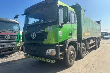 二手陕汽重卡 德龙X3000 460马力 8X4 8米自卸车(国六) 前四后八 潍柴二手自卸车 黄牌
