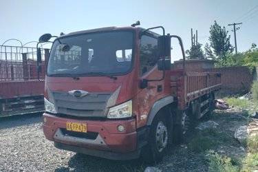 二手福田 时代领航ES5 220马力 6X2 6.8米排半栏板载货车(国六) 前四后四 潍柴二手载货车 黄牌