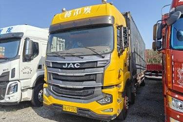 二手江淮 格尔发A5WIII重卡 270马力 6X2 9.6米厢式载货车(国五) 前四后四 潍柴二手载货车 黄牌