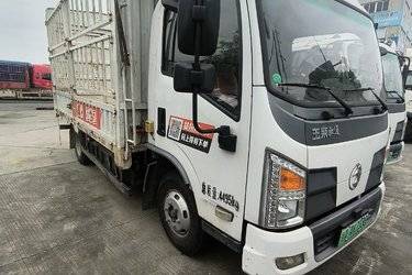 二手玉柴新能源 EC314 4.5T 4.125米单排纯电动仓栅式轻卡  二手电动卡车电动载货车