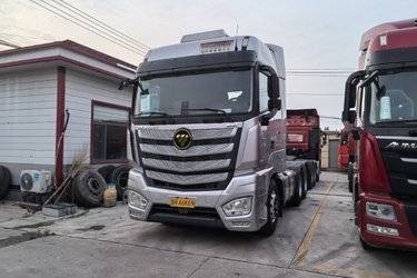 二手福田 欧曼EST 6系重卡 基本版 580马力 6X4 AMT自动挡牵引车(国六) 双驱 曼二手牵引车 黄牌图片