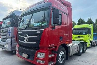 二手福田 欧曼GTL 6系重卡 510马力 6X4牵引车(采埃孚12挡)(国五) 双驱 福田康明斯二手牵引车 黄牌