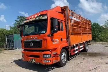 二手中国重汽 汕德卡SITRAK G5重卡 270马力 4X2 6.8米仓栅式载货车(国六)(重汽8挡)(国六) 单桥 曼二手载货车 黄牌图片