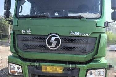 二手陕汽重卡 德龙新M3000 加强版 400马力 8X4 7.6米自卸车(国五) 前四后八 潍柴二手自卸车 黄牌图片