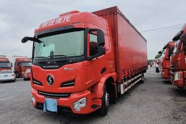 二手陕汽重卡 德龙M6000 菁英版 300马力 4X2 9.55米厢式载货车(国六) 单桥 潍柴二手载货车 黄牌图片