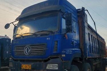 二手东风商用车 天龙KC 420马力 8X4 8.2米自卸车(国五) 前四后八 东风康明斯二手自卸车 黄牌图片