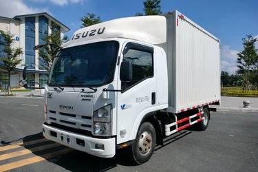 二手庆铃 五十铃KV600 130马力 3.83米单排厢式轻卡(国五) 单桥 庆铃五十铃二手载货车 蓝牌图片