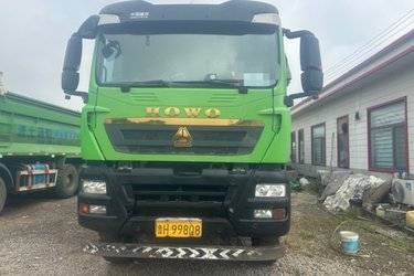 二手中国重汽HOWO TX 400马力 8X4 6.8米自卸车(国五) 前四后八 曼二手自卸车 黄牌