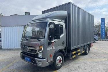 二手东风 凯普特K6 163马力 4.17米单排厢式轻卡(国六) 单桥 日野二手载货车 蓝牌图片