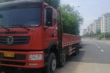 二手东风华神 T5 复合版 350马力 8X2 9.6米栏板载货车(高顶)(国六) 前四后六 玉柴二手载货车 黄牌图片