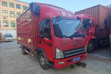 解放 虎VH 130马力 4.16米单排仓栅式轻卡(国五) 单桥 锡柴二手载货车 蓝牌