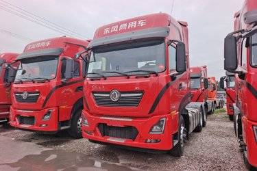 二手东风商用车 天龙KL重卡 旗舰品质版 560马力 6X4牵引车(国六) 双驱 东风康明斯二手牵引车 黄牌图片