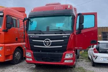 二手福田 欧曼GTL 520马力 6X4 牵引车(国六) 双驱 安徽康明斯二手牵引车 黄牌图片