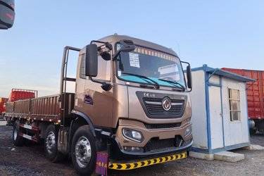 二手东风商用车 天锦KR 300马力 6X2 7.7米排半载货车(国六) 前四后四 康明斯二手载货车 黄牌图片
