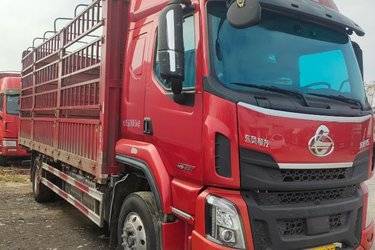 二手东风柳汽 乘龙H5 290马力 4X2 6.8米仓栅式载货车(国六) 单桥 玉柴二手载货车 黄牌图片