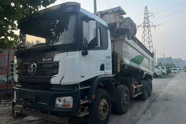 二手陕汽重卡 德龙X3000 加强版 430马力 8X4 6.5米自卸车(国五) 前四后八 潍柴二手自卸车 黄牌