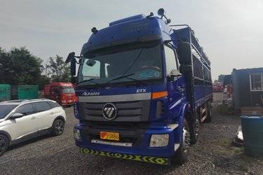 二手福田 欧曼ETX 5系重卡 245马力 6X2 7.8米仓栅式载货车(国五) 前四后四 福田康明斯二手载货车 黄牌