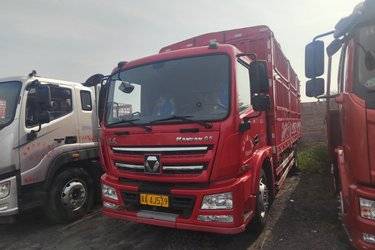 二手徐工 漢風(汉风)G5 185马力 4X2 6.8米排半仓栅式载货车(国五) 单桥 玉柴二手载货车 黄牌