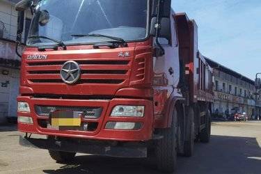 二手大运 新N8E重卡 375马力 8X4 7.6米自卸车(国五) 4X4 玉柴二手自卸车 黄牌