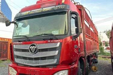 二手福田 欧曼EST 6系重卡 280马力 6X2 9.45米仓栅式载货车(459后桥)(国五) 前四后四 福田康明斯二手载货车 黄牌