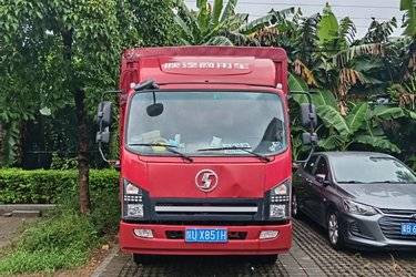 二手陕汽商用车 德龙G1 平台版 137马力 4.18米单排仓栅式轻卡(国六) 单桥 云内动力二手载货车 蓝牌图片