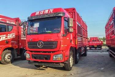 二手陕汽重卡 德龙L3000 标载版 245马力 6X2 8.7米仓栅式载货车(国六) 前四后四 潍柴二手载货车 黄牌图片
