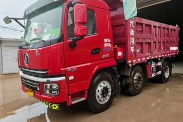 二手陕汽商用车 轩德翼6 复合版 220马力 6X2 4.9米自卸车(玉柴)(国五) 前四后四 玉柴二手自卸车 黄牌图片