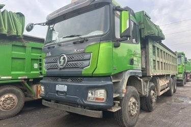 二手陕汽重卡 德龙X3000 公路标准版 430马力 8X4 8米自卸车(国六) 前四后八 潍柴二手自卸车 黄牌图片