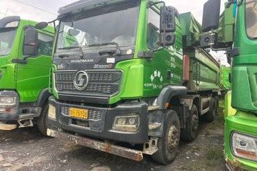 二手陕汽重卡 德龙M3000S 公路标准版 430马力 8X4 6.8米自卸车(国六) 前四后八 潍柴二手自卸车 黄牌图片