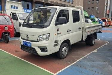 二手福田 祥菱M1 豪华型 1.6L 122马力 汽油 2.55米双排栏板微卡(国六) 单桥 东安二手载货车 蓝牌图片