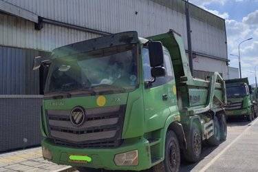 二手福田 欧曼ETX 9系重卡 350马力 8X4 6.2米自卸车(国五) 前四后八 潍柴二手自卸车 黄牌图片