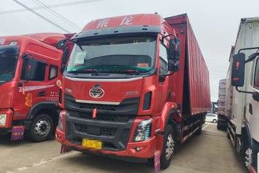 二手东风柳汽 乘龙H5中卡 260马力 4X2 9.7米厢式载货车(国六) 单桥 玉柴二手载货车 黄牌图片